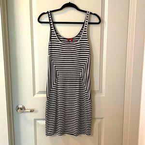 black and white summer dress